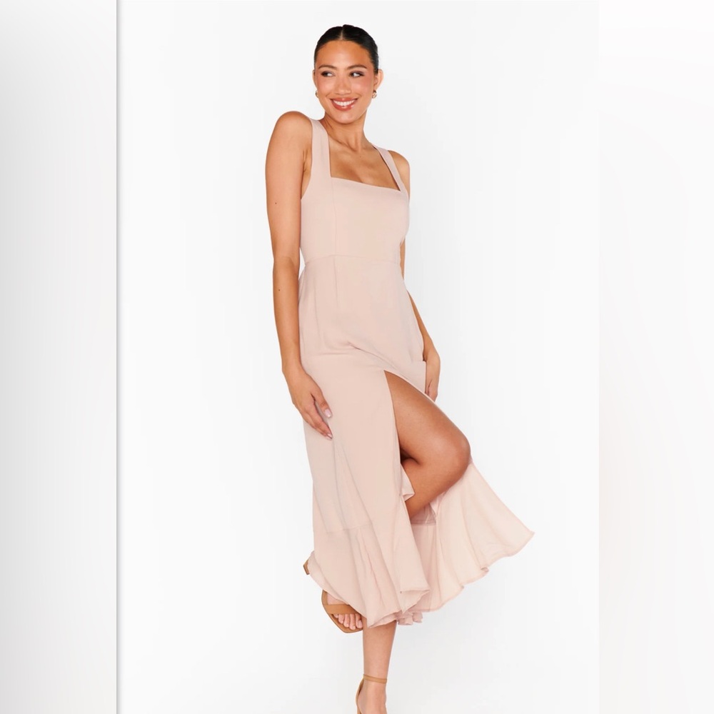 Show Me Your MuMu Claire MIDI Dress. NWT